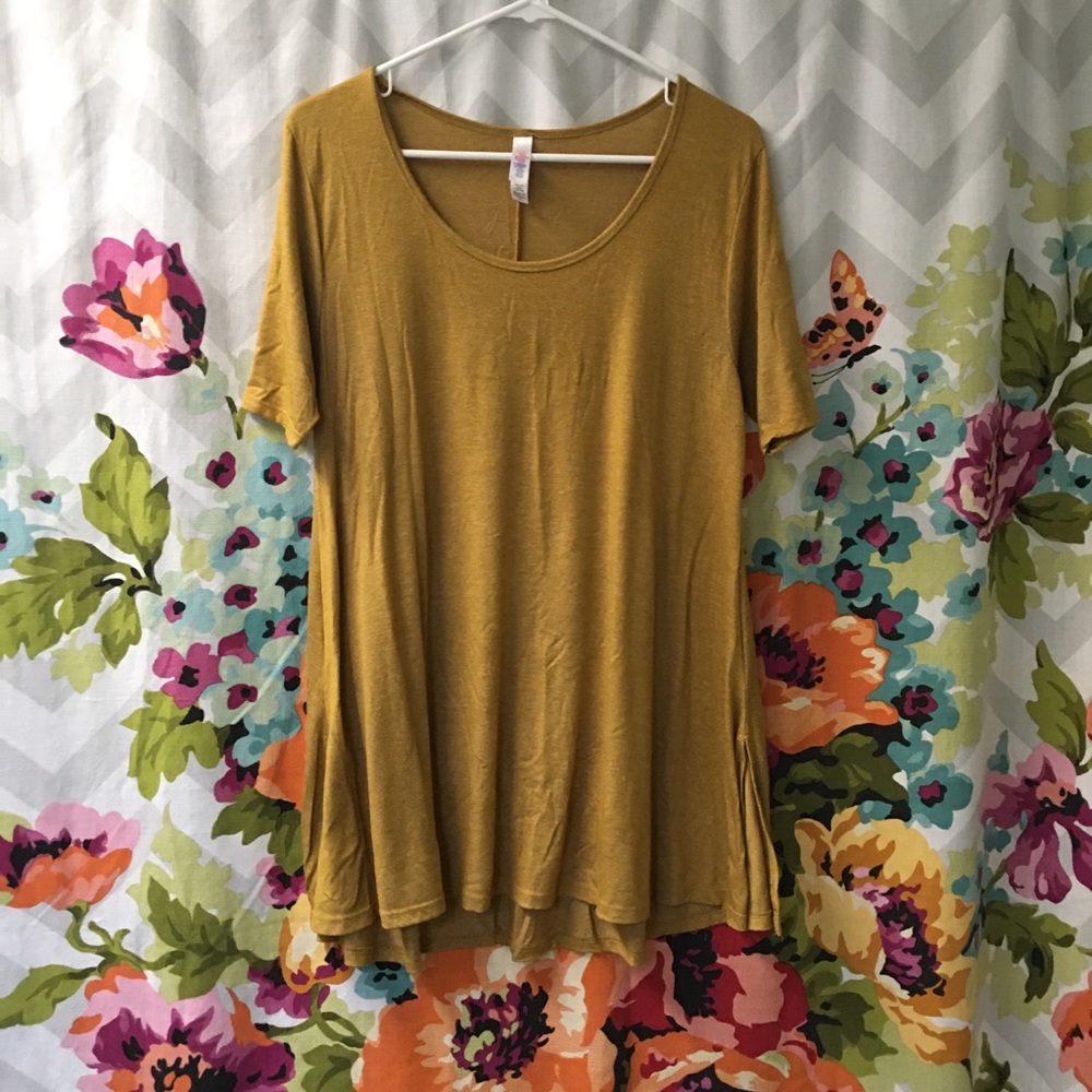 Lularoe Perfect T Mustard Color